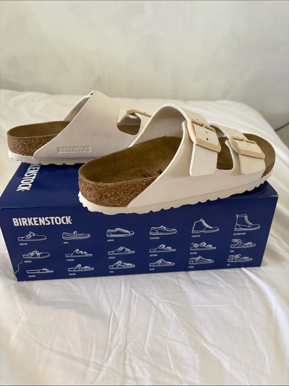Birkenstock  Arizona Pale Pink Dual-Buckle Sandal